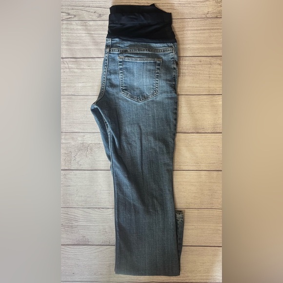 Liz Lange Maternity Jeans Full Panel Size 2 - Picture 3 of 5